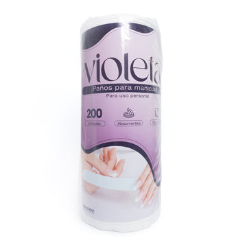 Paños Precortados x 200 unds VIOLETA