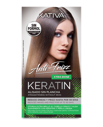 Kit Keratina Alisado Sin Plancha y Anti Frizz KATIVA