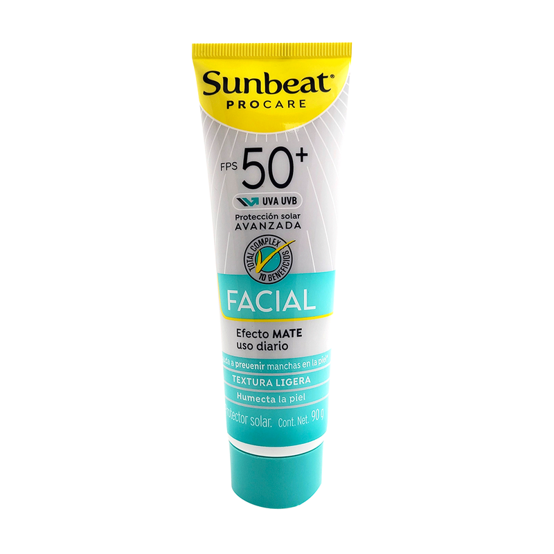 Protector Solar Facial SPF 50+ SUNBEAT 90ml