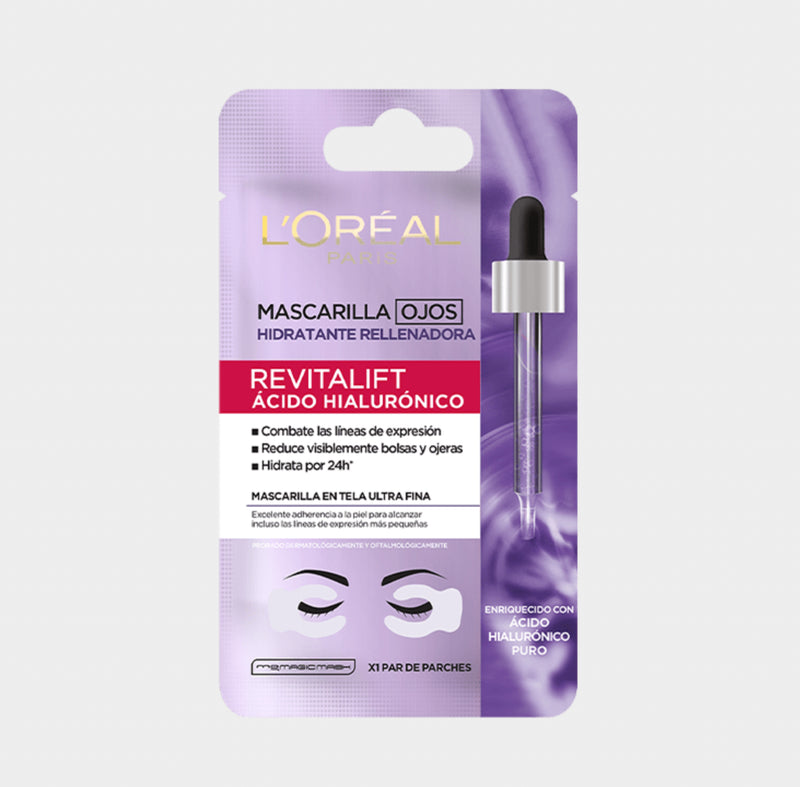 Mascarilla Ácido Hialurónico Anti arrugas Contorno de Ojos L&