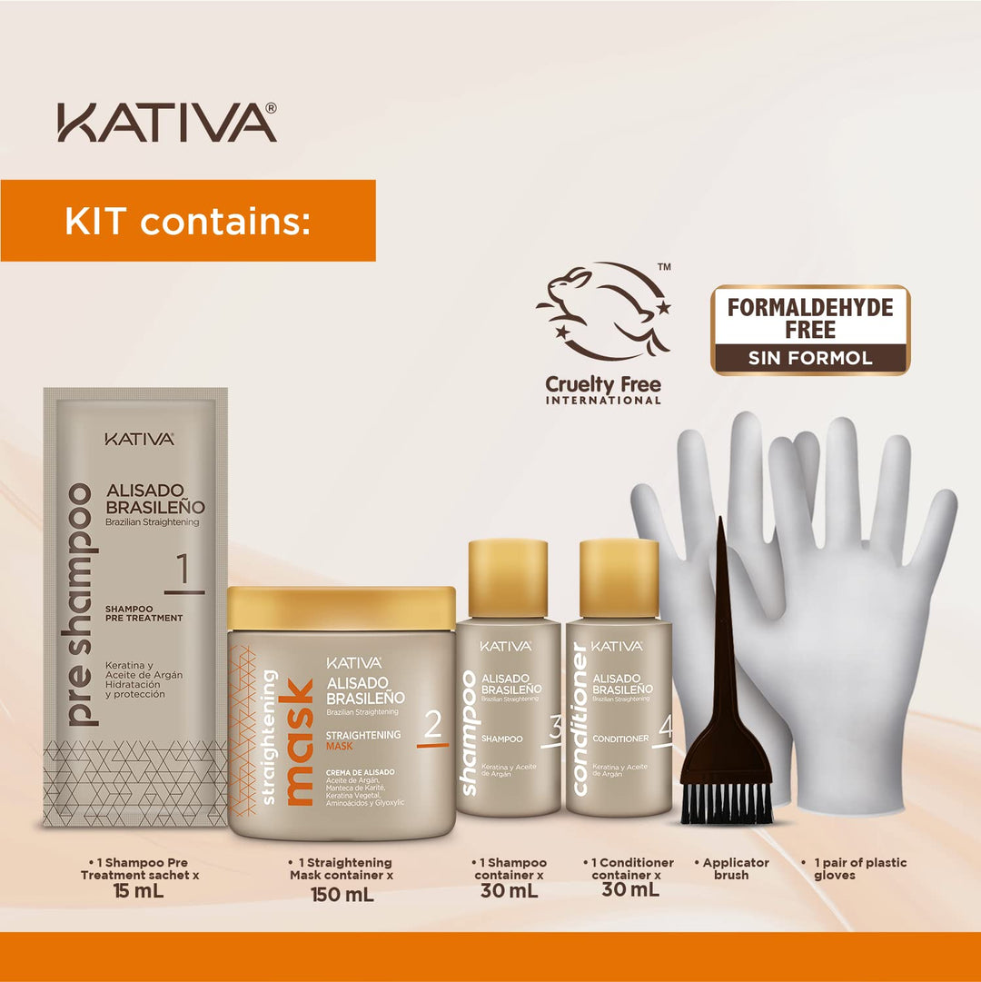 Kit Alisado Brasileño Tradicional KATIVA