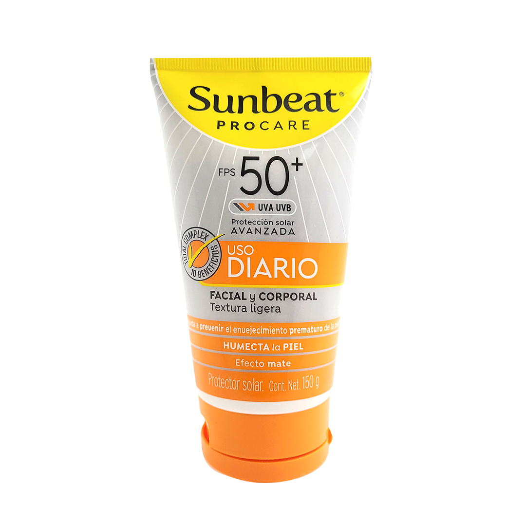 Protector Solar Facial y Corporal FPS 50+ SUNBEAT