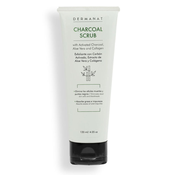 Exfoliante con Carbón Activado Charcoal Scrub DERMANAT 120ml