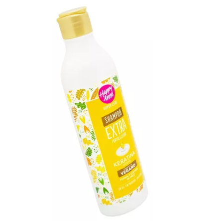 Shampoo Extra Fortalecedor Keratina Vegetal HAPPY ANNE