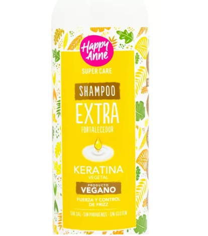 Shampoo Extra Fortalecedor Keratina Vegetal HAPPY ANNE