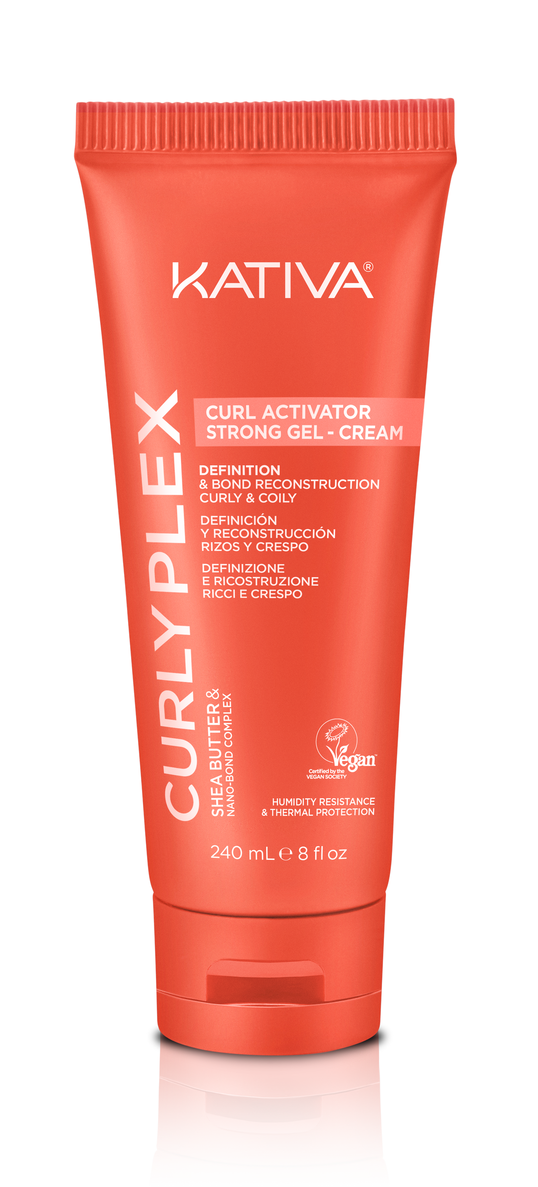 Curly Plex Activator Strong Gel-Cream 240ml KATIVA