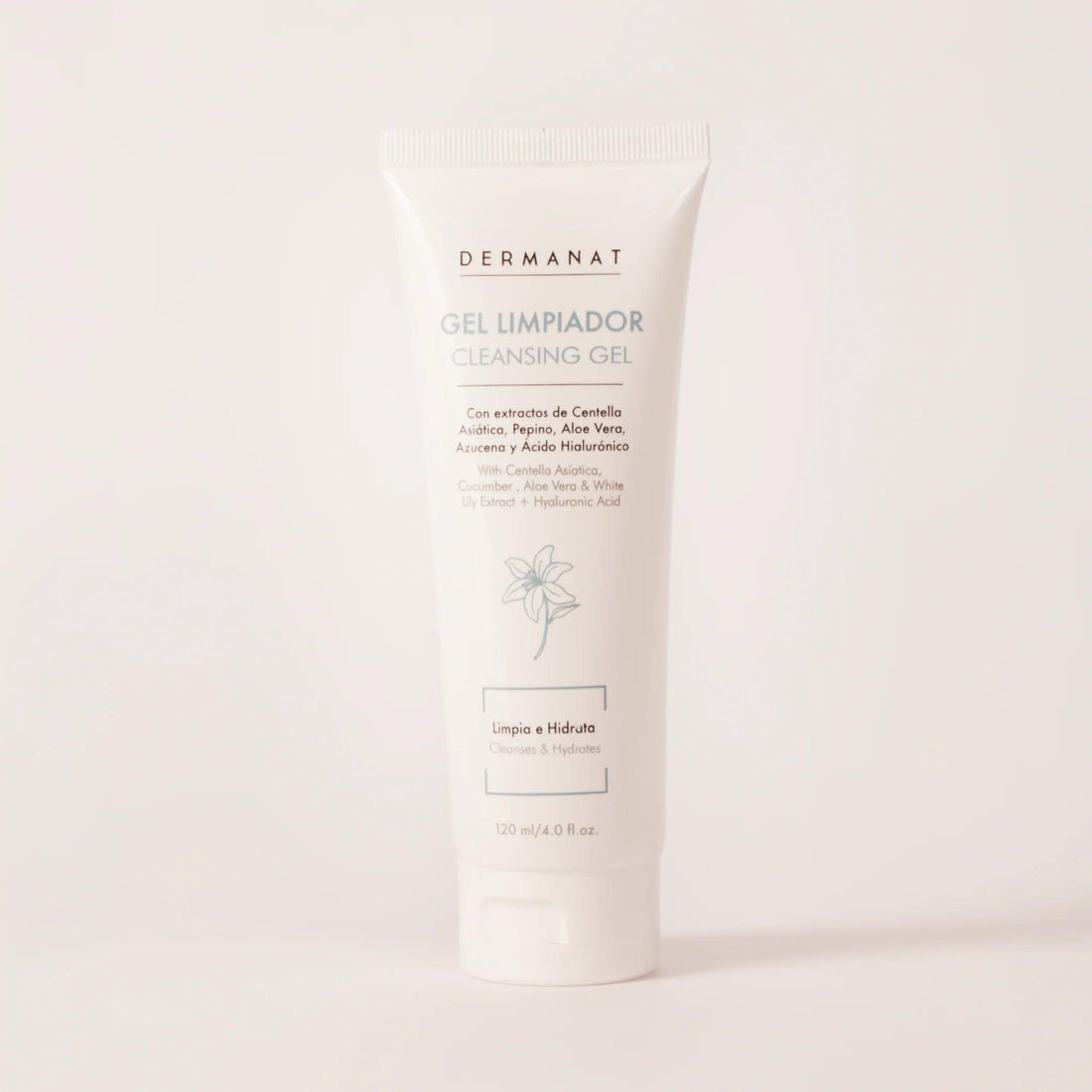 Gel Limpiador con Ácido Hialurónico DERMANAT 120ml