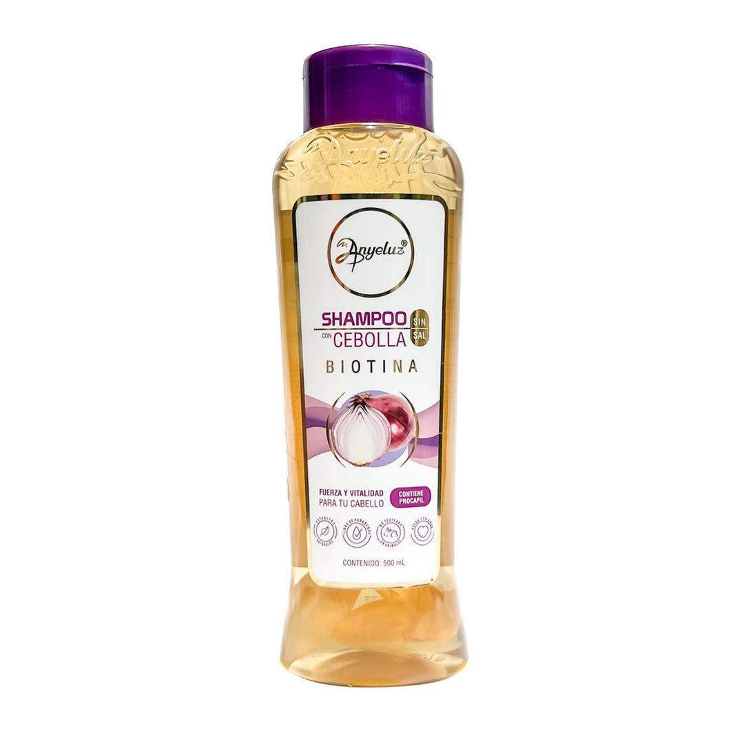 Shampoo Cebolla con Biotina ANYELUZ 500ml