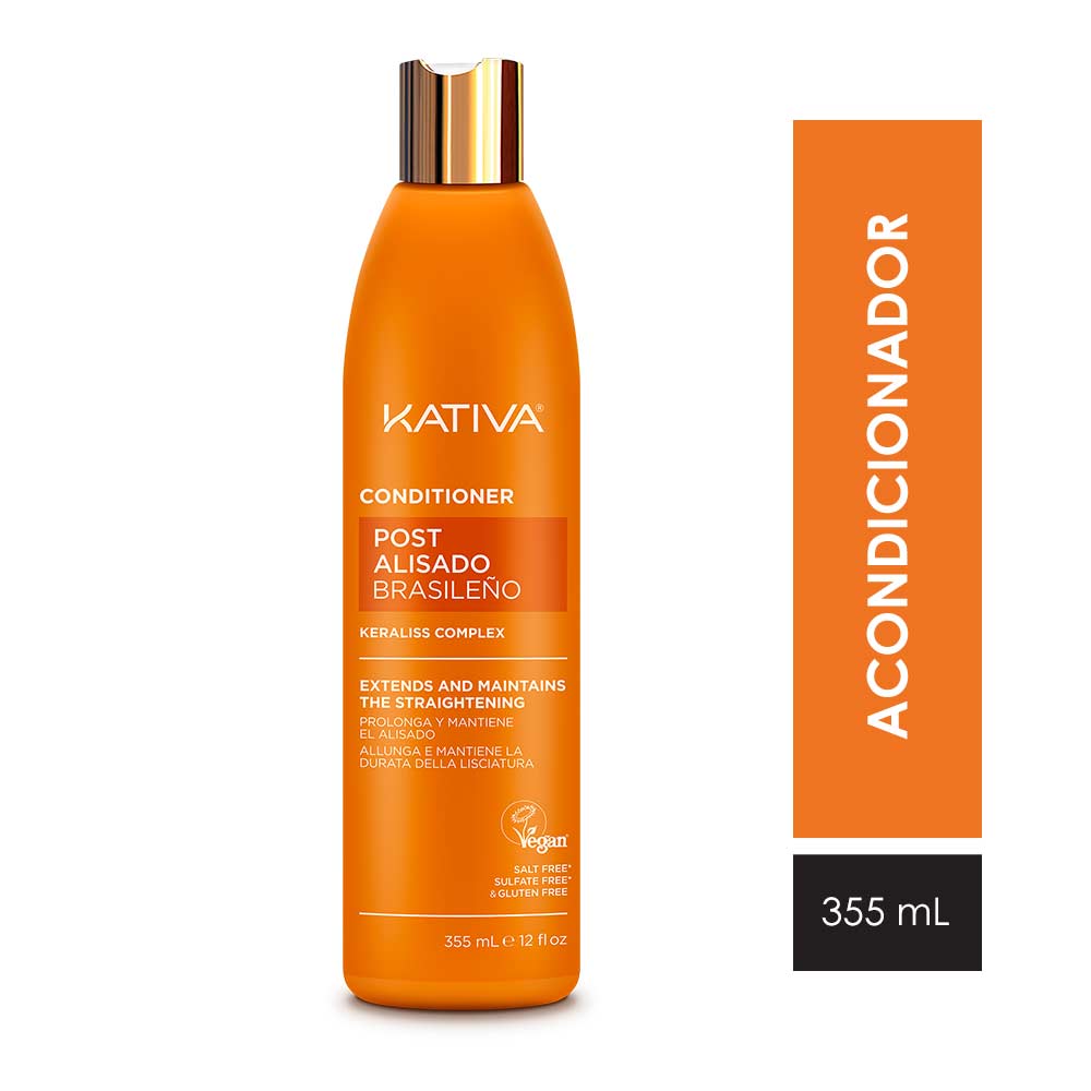 Post Alisado Acondicionador 355 ml KATIVA