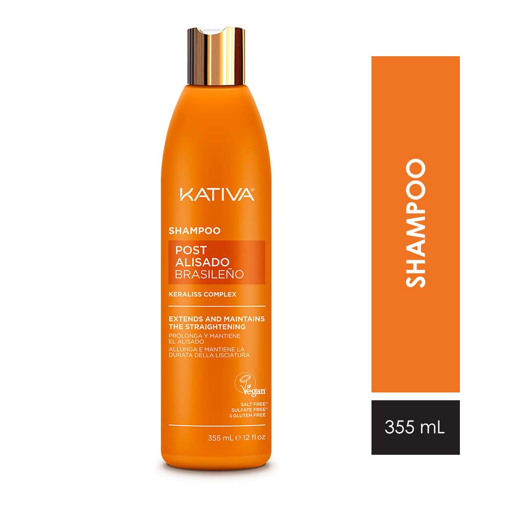 Post Alisado Shampoo KATIVA  355ml