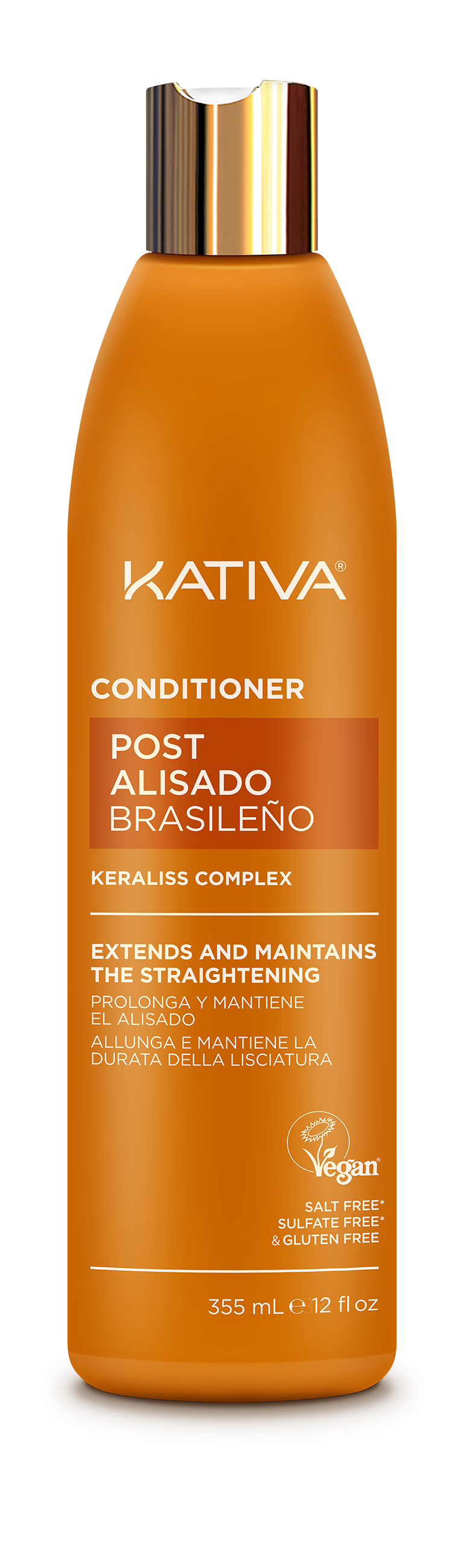 Post Alisado Acondicionador 355 ml KATIVA