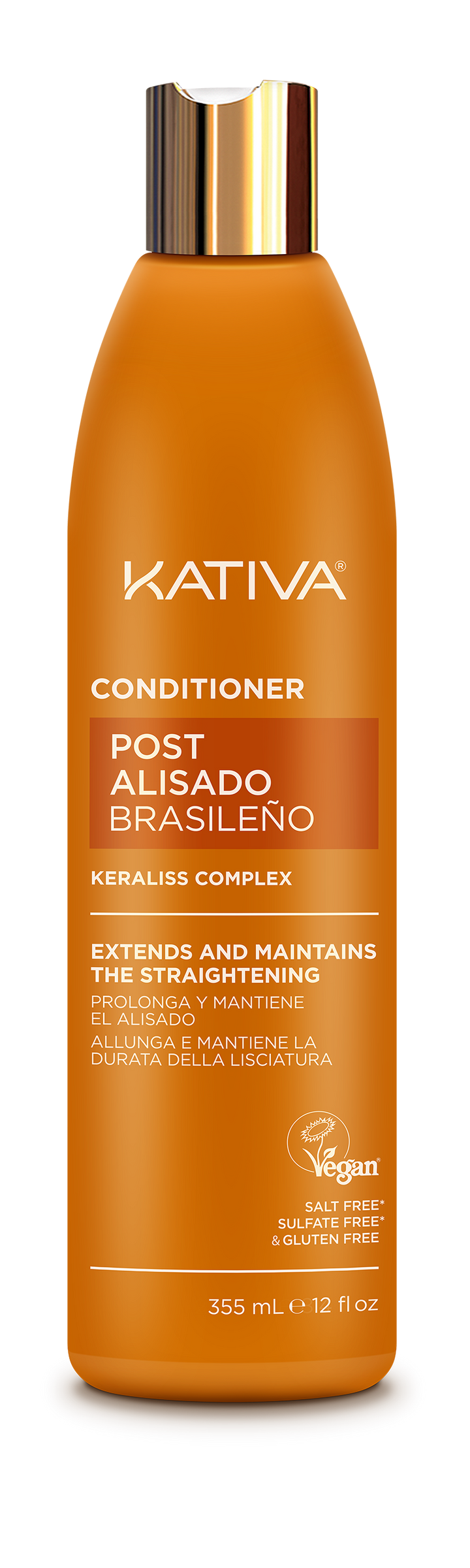 Post Alisado Acondicionador 355 ml KATIVA