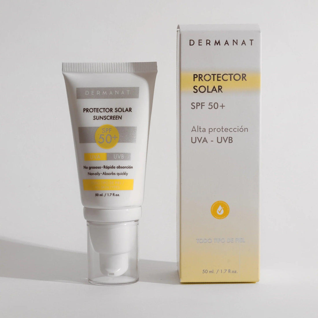 Protector Solar Facial SPF 50 DERMANAT 50ml