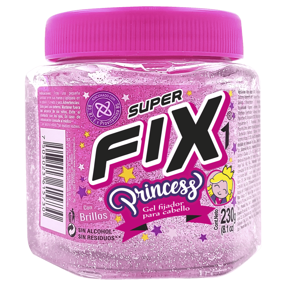 Gel Fijador Princess SUPER FIX 230Gr