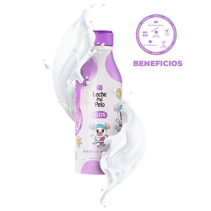 Shampoo Nutritivo LECHE PAL PELO Kids