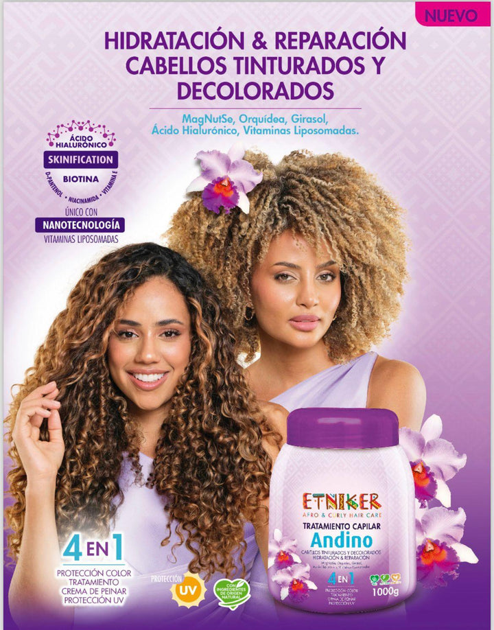 Tratamiento Capilar Andino ETNIKER 1000gr
