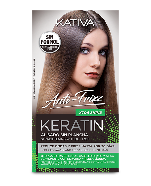 Kit Keratina Alisado Sin Plancha y Anti Frizz KATIVA
