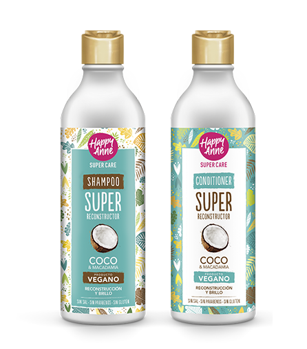 Shampoo Super Reconstructor Coco Macadamia HAPPY ANNE