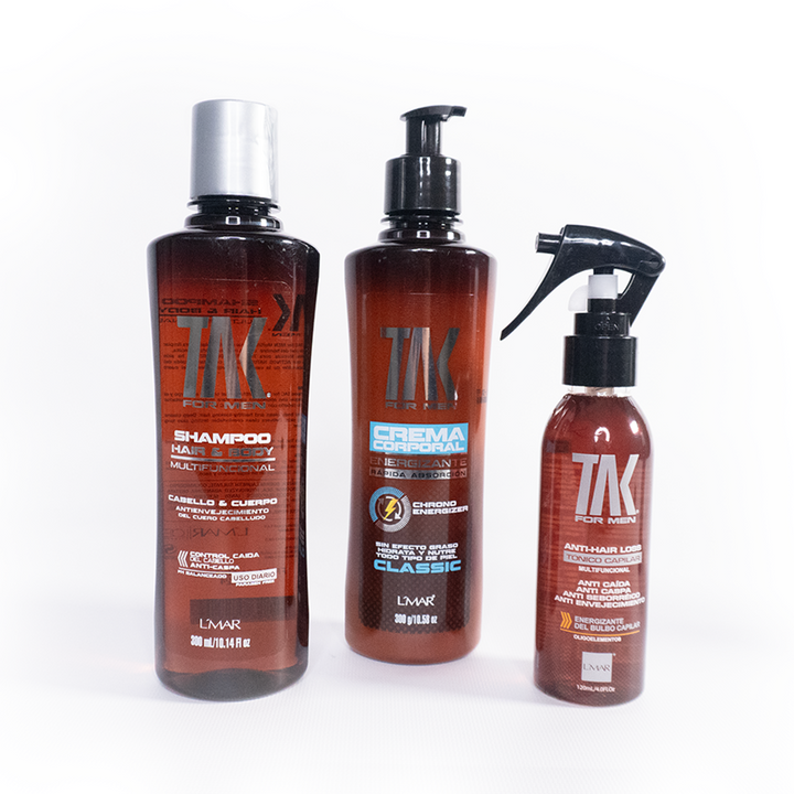 Kit Control Caída + Humectante para Hombre TAC for Men