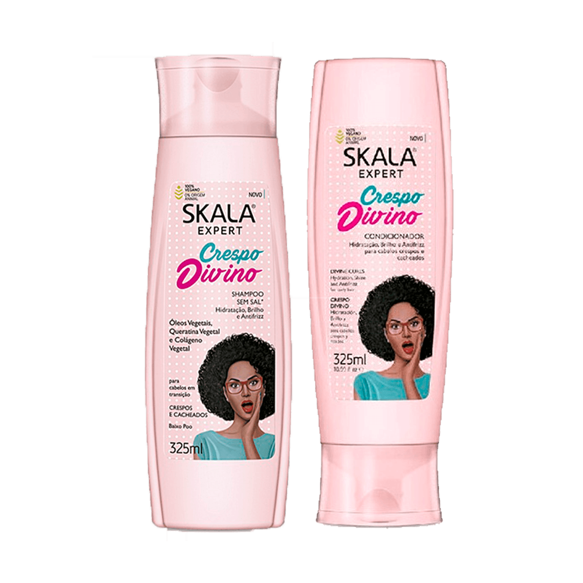Kit Crespo Divino Shampoo y Acondicionador SKALA 325ml