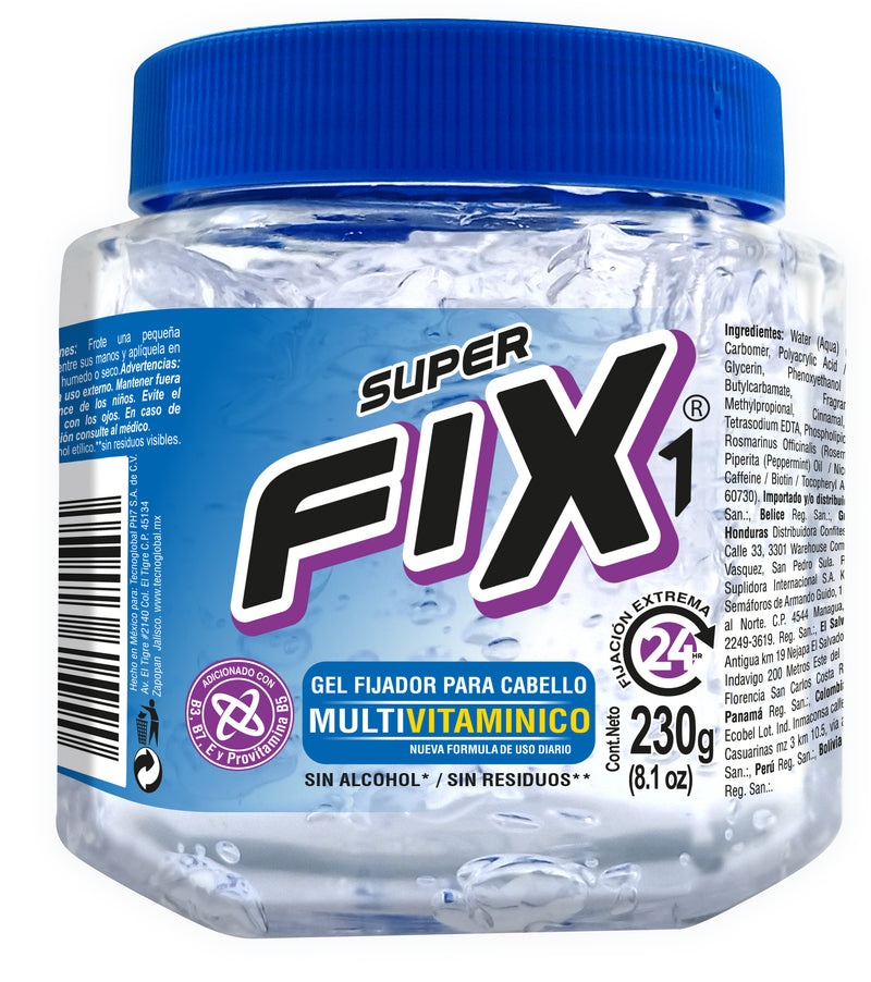 Gel Fijador Multivitamínico para Hombre SUPER FIX 230gr