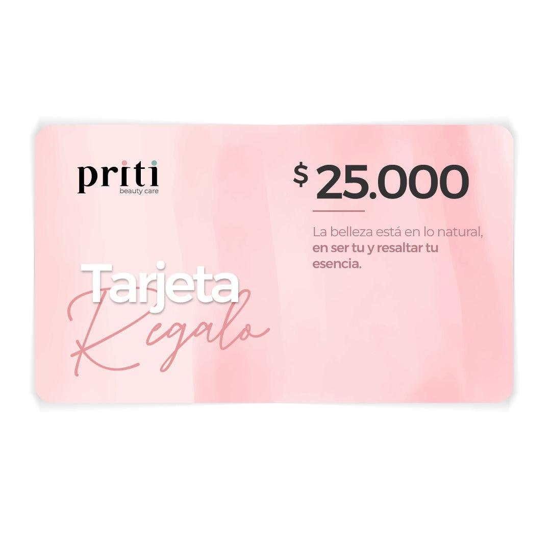Tarjeta de Regalo Priti ❤️