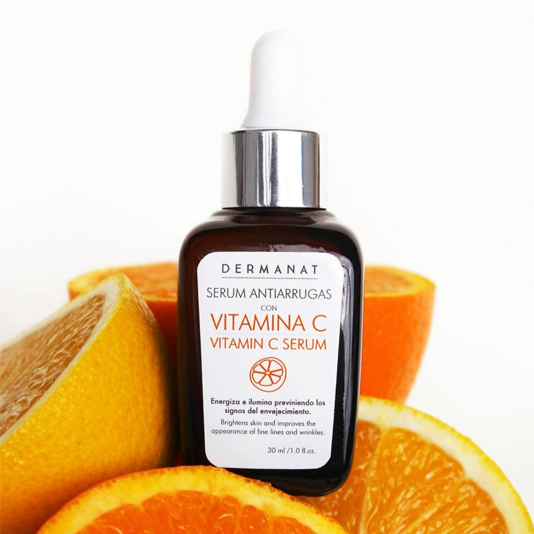 Serum Antiarrugas con Vitamina C Dermanat - Priti.co