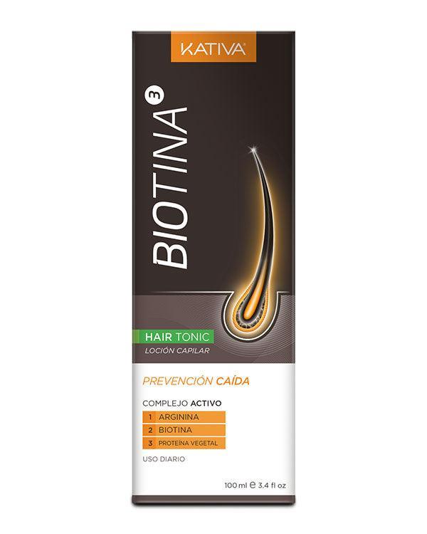 Tónico Control Caída con Biotina KATIVA - Priti.co