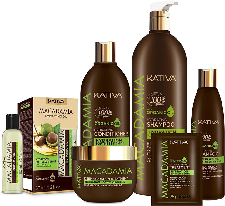 Tratamiento Hidratación Profunda de Macadamia KATIVA - Priti.co