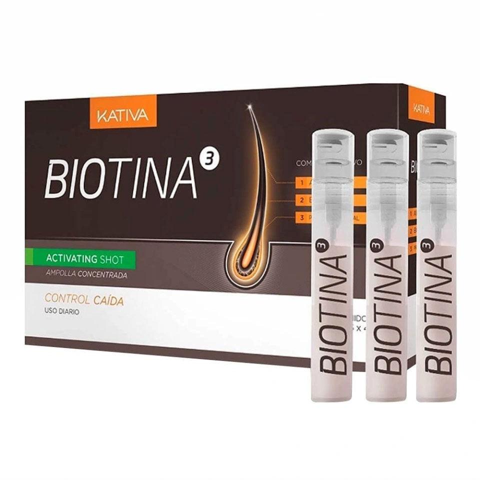 Ampollas de Biotina KATIVA - Priti.co