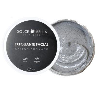 Exfoliante Facial de Carbón Activado DOLCE BELLA - Priti.co