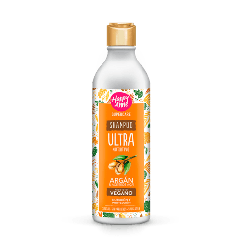 Shampoo Ultra Nutritivo Argán Aceite de Acai Happy Anne - Priti.co