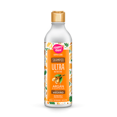 Shampoo Ultra Nutritivo Argán Aceite de Acai Happy Anne - Priti.co