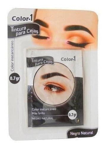 Tinte Cejas Negro Natural Color-1 - Priti.co